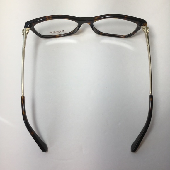Coach Rectangular Brown Tortoise Eyeglasses NWOT - Picture 7 of 8